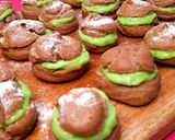 Foto langkah ke 8 dari resep 18. Soes vla pandan Ala Ogato Kitchen.