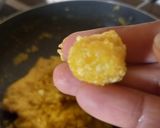 A picture of step 4 of Instant Mango paneer kalakand.