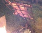 Foto del paso 4 de la receta: Asado a la cruz de lechón macerado en vinagre de manzana