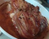 Sertés szűzpecsenye baconbe tekerve krumplipürével recept fázis 3 fotója