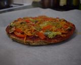 Zöldséges Pizza [vegán, lisztmentes] recept fázis 7 fotója