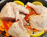 Foto del paso 2 de la receta: Pollo rustido (o asado) al horno
