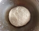 A picture of step 2 of Gozleme / Turkish stuffed flat bread.