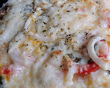 Foto del paso 4 de la receta: Pizza Gambas amb Salmó fumat i alcaparres