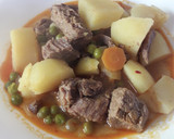 Foto del paso 9 de la receta: Guiso de ternera con patatas, zanahoria y guisantes rápido