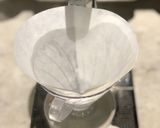 A picture of step 3 of Iterating to perfect drip filter coffee ☕️♻️.