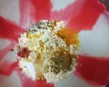 A picture of step 1 of Cauliflower fritters.