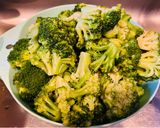 A picture of step 2 of Broccoli Salad.