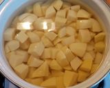 Krumplifőzelék recept fázis 1 fotója