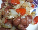 A picture of step 4 of Cabbage, Smoked Sausage, and Carrot.