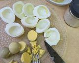 Foto del paso 1 de la receta: Untable o dip o relleno para sándwich 🥪 de huevo y cebolla de verdeo 🥚 nutritivo y fácil