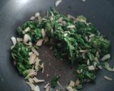 A picture of step 5 of Palak Chana dal.