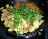 A picture of step 8 of Masala Aloo.