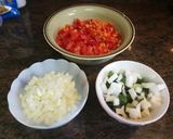 Foto del paso 1 de la receta Crema de pimiento rojo - veggie