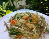 Foto langkah ke 5 dari resep 96. Oseng Cambah Teri Telur Asin.