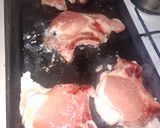 Foto del paso 1 de la receta: Costeletas de cerdo a la plancheta con fideos