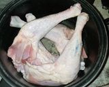 A picture of step 1 of Drumsticks pepper soup.
