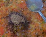 A picture of step 8 of Moi moi and vegetable Sauce.