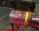 A picture of step 1 of Basil Seed Red Drink.