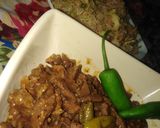 A picture of step 7 of Beef chilli gravy.