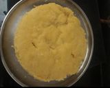 A picture of step 3 of Fry khaman.