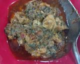 A picture of step 3 of Chicken with fenugreek leaves.