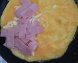 Foto del paso 4 de la receta: Omelette de jamón y queso