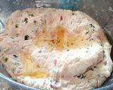 A picture of step 2 of Onion chapati.
