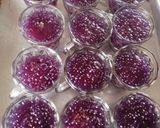 Hình bước làm 3 của món Bánh bột báng nhân dừa hoa biếc