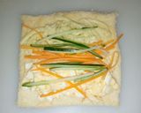 A picture of step 4 of Pinwheel cheese sandwich.