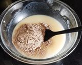 A picture of step 5 of Teddy bear chocolate cake 🧸 🍫 🍰.