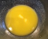 A picture of step 3 of Japanese baked cheesecake.