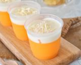 Foto langkah ke 6 dari resep Pudding Mangga Krim Keju.