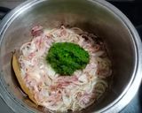 A picture of step 2 of Lilva Pulav/ Pigeon peas Pulav.