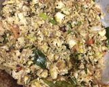 A picture of step 4 of Sura puttu / shark fish puttu.