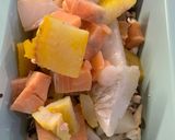 A picture of step 2 of Fish Pie.