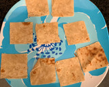 A picture of step 1 of Leftover chapati papdi chat.