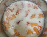 पपीता मिल्क शेक (Papita milkshake recipe in hindi) रेसिपी चरण 2 फोटो