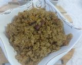 A picture of step 5 of Jaggery rice /gur waly rice.