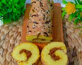 Foto langkah ke 16 dari resep Bolu Gulung Abon 2 Telur.