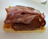A picture of step 3 of My Breakfast Waffle. 😍.