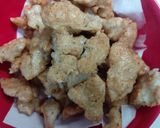 A picture of step 2 of Orange chicken.