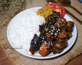 Foto langkah ke 6 dari resep Babat bacem sambal kosek.