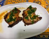 A picture of step 7 of Oven-Baked Marinated Pork Chops.