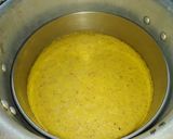 A picture of step 3 of Indian Dhokla.