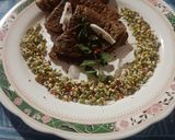 A picture of step 6 of Singhara flour Sprouts Chilla.