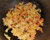 A picture of step 3 of Grilled Tomato with Egg Cheese Bhurji.