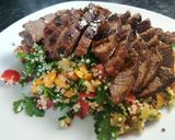 A picture of step 8 of Tabbouleh Style Protein Salad - Serve with a nice Rump Steak!?.