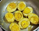 ग्रीन मसाला एग करी / पालक करी (Green masala egg curry / palak curry recipe in hindi) रेसिपी चरण 9 फोटो