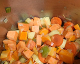 Foto del paso 4 de la receta: Crema de calabaza y batata en olla a presión